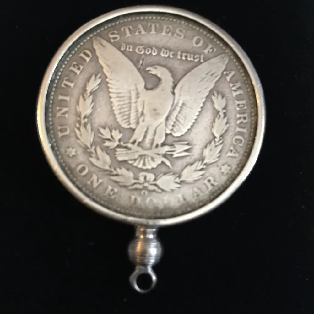 1888 Morgan Silver Dollar pendant